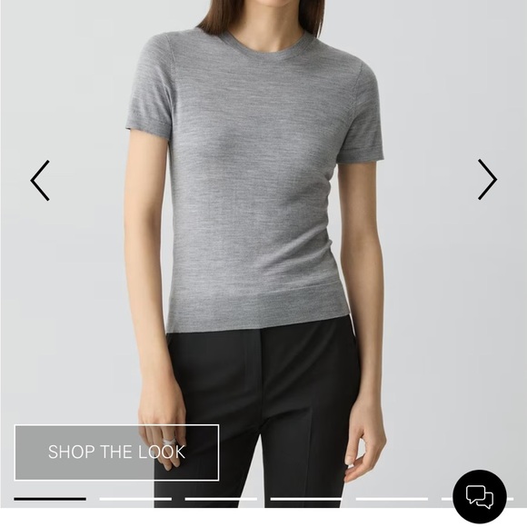 Theory Regal Wool Sweater Tees Sz S - two for $65 - Picture 9 of 14